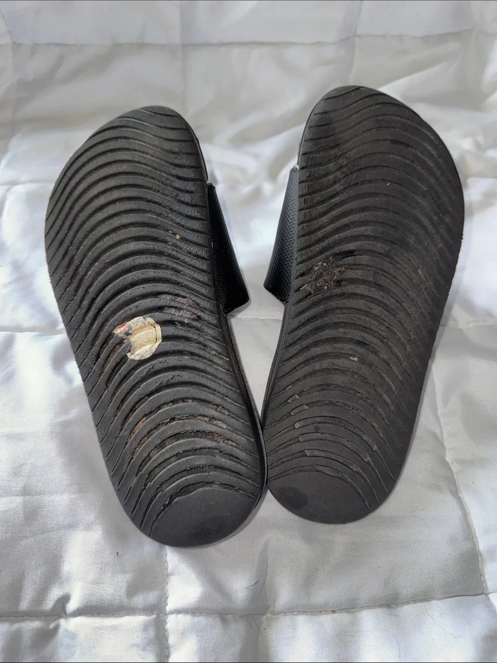 Nike Black White Boys' Slide Sandals
